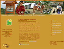Tablet Screenshot of ferme-du-vignal.com